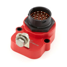 13A Red Bussed Circular Connector Receptacle AHDPHB04-24-16P-RED-CN