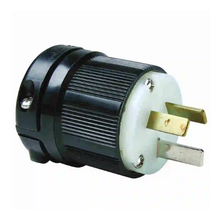 1.781 Inch Width Black Straight Blade Plug 9977