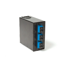 DIN Rail Enclosure Accommodates 1 Adapter Plate Liquid Gland Black Empty Tight Cable DTC1APG