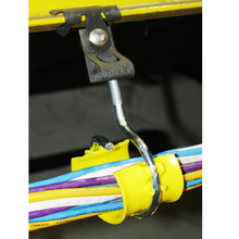 4" Saddle 1/4-20 Screw Threaded Bridle Ring Leg BR-400-WH (Pack of 25)