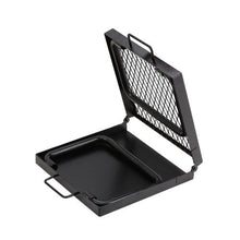 57x28.5x23 cm Folding Campfire Grill Heavy Duty Steel  for Outdoor Open Flame Cooking