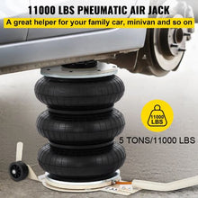 4999.9 kg Triple Bag Air Jack for Cars Garages Repair 5T-999.9