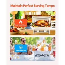 8-Qt Deep Table Pan For Catering Storage Food HZ-433 (Pack of 6)