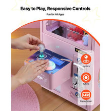 Claw Crane Arcade Machine – Dual Layer Prize Grabber for Commercial Home Cinema Black Purple