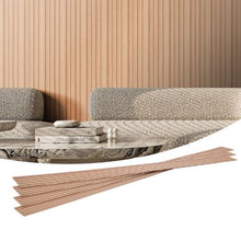 96 x 6 In Wood Slat Acoustic Panelsfor Modern Wall Ash Wood JF166-HFK-11411