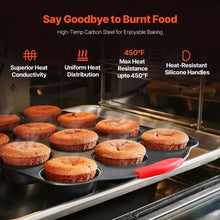 Carbon Steel Cookware Set for Baking Cookie Cake Muffin Bread (8 Pieces)