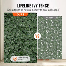 59" x 118" Greenery Ivy Fence with Mesh Backing & Strengthened Joints – Artificial Green Wall Screen Dark Green Backcloth JNF007