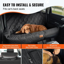 100 lbs Dog Booster Car Seat Pet Car Seat Small Dog up to  for Car JBS-PCS-002-BLACK