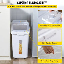 11.4 Gallon Ingredient Storage Dispenser 280 Cup Flour For Dog Pet Food Storage Container VV-IB-VW-50 (1 PCS)