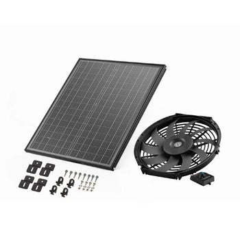 12-Inch Gable Mount Attic Exhaust Fan 1300 CFM with Adjustable Thermostat