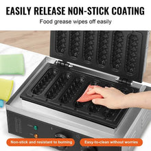1500W  Commercial Waffle Stick Maker Stainless Steel or Restaurant Bakery