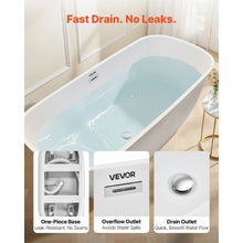 67 Inch Acrylic Freestanding Bathtub for Modern Bathroom or Remodel Projects D-9080