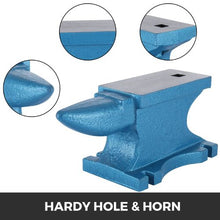 99 lb Iron Anvil Single Horn Anvil  with Large Countertop and Stable Base for Shaping Bending