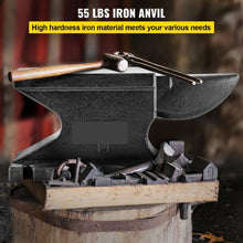 8.6 x 4.1 In Iron Anvil Single Horn Anvil  with Large Countertop and Stable Base for Shaping Bending MT245
