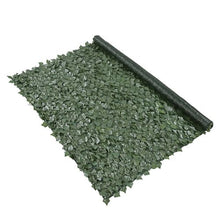 96 x 72 Inch Greenery Ivy Fence Screen with Mesh Backing – Outdoor Artificial Green Wall
