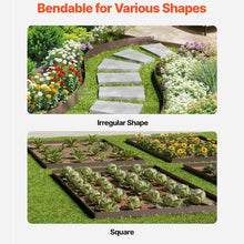 39 x 5 Inch Rust-Resistant Garden Edging Border Steel Landscape Edging  ZY-39X5-5Brown (Pack of 5)