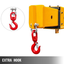 3T Capacity Forklift Mobile Crane Attachment 2 Hooks