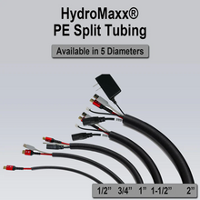 1 1/2" Flexible Polyethylene Split Corrugated Wire Loom Tubing Yellow 100FT
