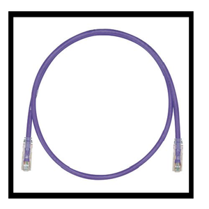 24 AWG Cat 6 UTP Copper 5FT Patch Cord Violet UTPSP5VLY