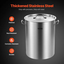 53 QT Stainless Steel Stockpot Cooking Basket for Kitchen SP53QT404003D