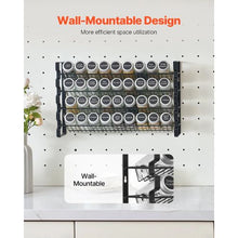 "18x11 in Spice Rack Organizer - Set with 36 Spice Jars Lids Labels & Funnel Kitchen & Pantry Storage"
