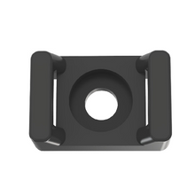 8 Hole Thread Size Nylon Screw-On Cable Tie Mount Black TM3S8-C0 (Pack of 100)