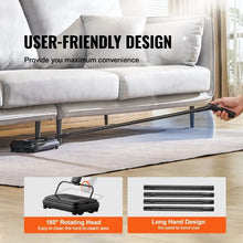 Manual Carpet Sweeper, 7.87" Sweeping Path, Non-Electric Floor Cleaner with 300 ml Dustbin & Comb, Ideal for Rugs, Hardwood, Laminate & Pet Hair