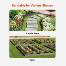 39 x 3 Inch Dark Gray Rust-Resistant Garden Edging Border Steel Landscape Edging ZY-39X3-5Grey (Pack of 5)