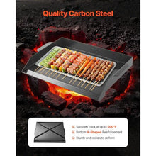 22x16 inch Carbon Steel Griddle for Camping Tailgating Party