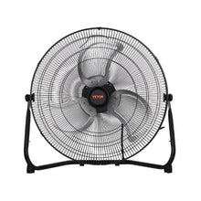 20-Inch Industrial Floor Fan - 4,800 CFM High Velocity 3-Speed Metal Fan with 360° Tilt