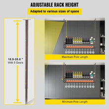 46.9 X 11.8 In Hanging Wine Glass Rack for Bar Cafe Kitchen XR-gy001