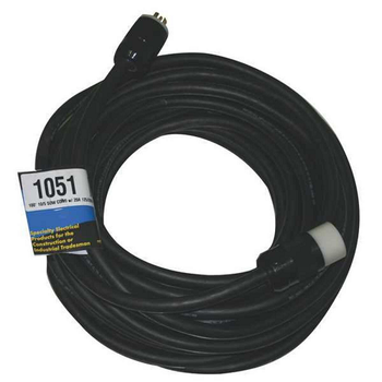 Cable de extensión con cierre giratorio Soow de 100 pies, 10/5 pies, 120/208 V, L21-30, 1051 