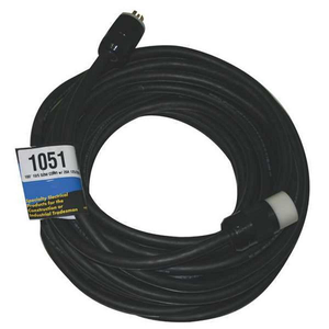 100"Ft 30A 10/5 Soow 120/208V L21-30 Twist Lock Extension Cord Cable 1051