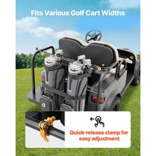 Golf Bag Holder Bracket Attachment Adjustable Bag Bar for Most 2+2 Cart MX24-112