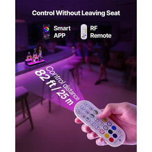 20 Inch LED Lighted Liquor Bottle Display with 2 Tiers Remote & App Control