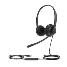 Dual Teams USB Wired Headset with Leather Ear Cushions YEA-UH34-DUAL-TEAMS