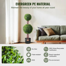 36 In Artificial Boxwood Topiary Tree for Home Indoor/Outdoor