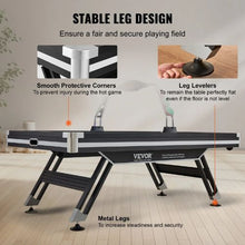 89" Air-Powered Hockey Table with Electronic Scoring for Game Room Family Home