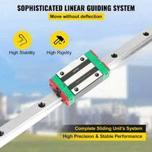 2X 15-1500mm Linear Guideway Rail with 4Pcs Pillow Block Carriage ( Pack of 2)