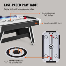72" Air-Powered Hockey Table with Electronic Scoring  for Game Room Family Home
