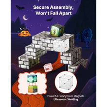 100PCS Magnetic Cemetery Zombies Blocks, STEM Construction Toy for Kids 3+