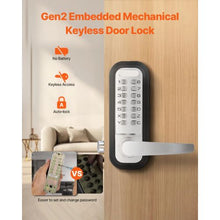 14 Key Mechanical Keyless Entry Door Lock  for Home Office Outdoor Fence Garage Yard
