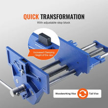 13 In Woodworking Vise working Bench Vise Heavy-duty Cast Iron Vice for Woodworking Cutting & Drilling