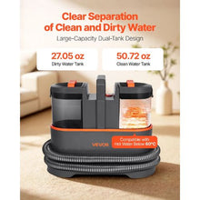 Carpet Cleaner Machine with 50.72 oz Clean & 27.05 oz Dirty Water Tanks