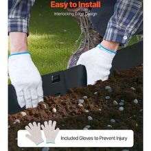 39 x 5 Inch Black Rust-Resistant Garden Edging Border Steel Landscape Edging ZY-39X5-5Black (Pack of 5)