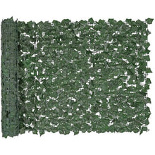 39" x 98" Greenery Ivy Fence with Mesh Backing, Strengthened Joints – Artificial Green Wall Screen JNF012