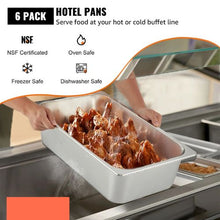 5.9-Inch Deep Commercial Table Pan For Catering Storage Food DTC4-6(Pack of 6)