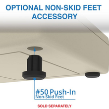 Standard Smooth Recess Sloped AC Battery Almond Flanged Wallmount Enclosure 0.9 Height 15SAC,AL