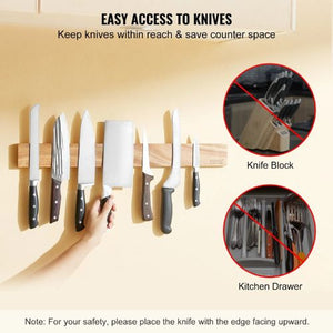 24 Inch Magnetic Knife Holde Multifunctional Storage Knife Bar for Kitchen GM23003