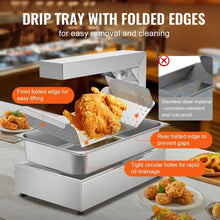 750W Commercial French Fry Warmer with Heat Lamp